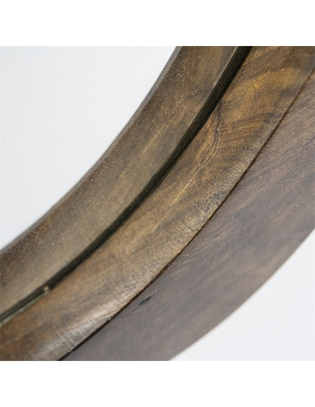 Miroir en bois de manguier naturel