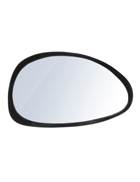 Miroir en bois de manguier noir