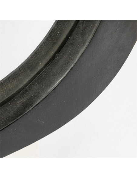 Miroir en bois de manguier noir