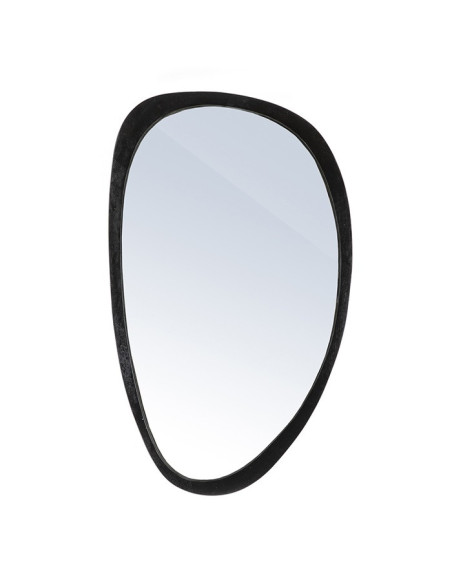 Miroir en bois de manguier noir