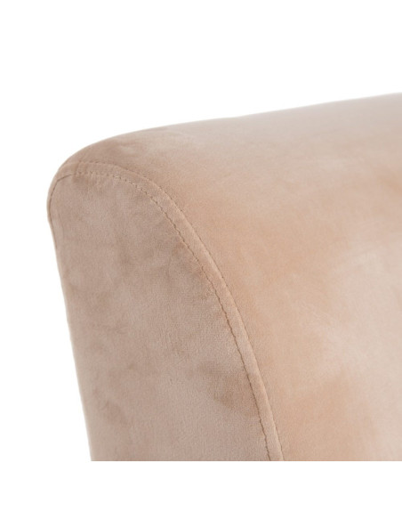 Fauteuil lounge Design en velours confortable