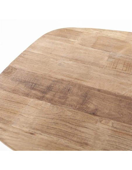 Table scandinave en teck massif naturel recyclé 260 cm