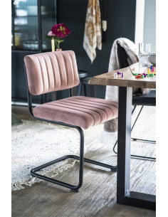 Chaise de repas en velours... 2
