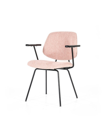 Fauteuil Design en tissu et métal Lynn