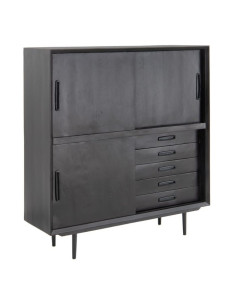 Meuble de rangement noir... 2