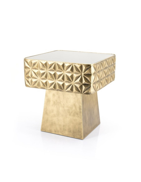 Table d'appoint Design en métal or