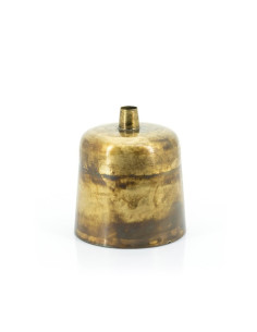 Vase en métal doré effet... 2