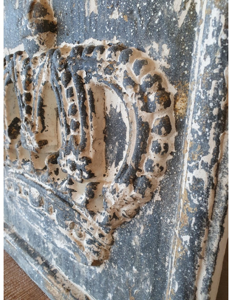 Déco murale couronne à la patine antique 50cm