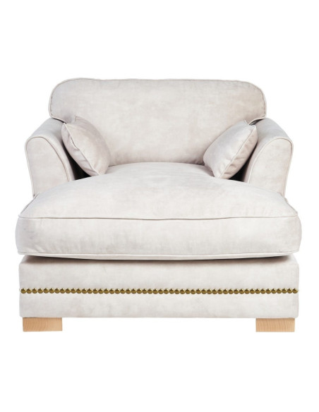 Méridienne avec détails cloutés