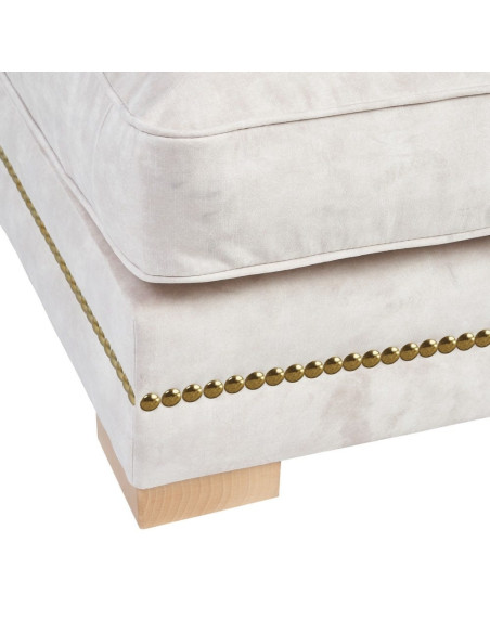 Méridienne avec détails cloutés