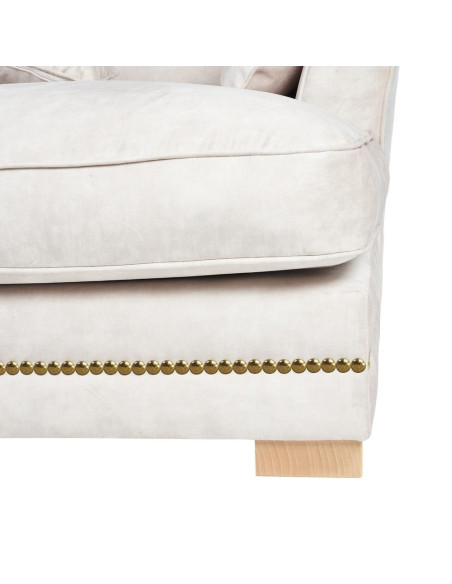 Méridienne avec détails cloutés