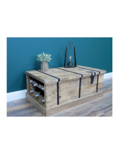 Table basse coffre bar à...