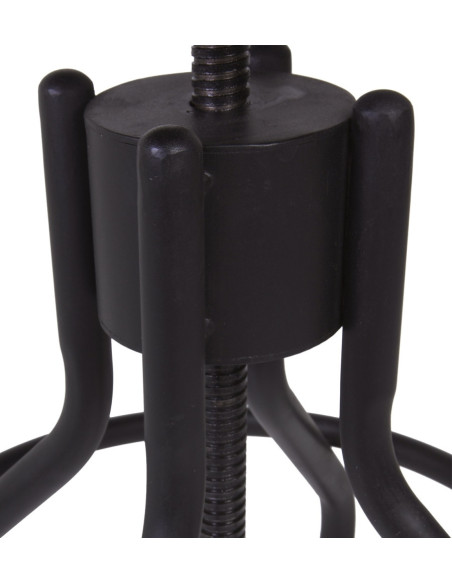 Tabouret rond en bois massif réglable