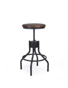 Tabouret rond en bois... 2