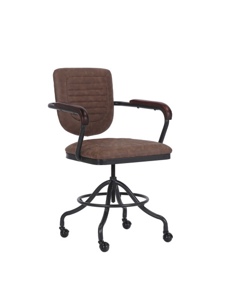 Fauteuil de bureau à roulettes réglable en hauteur