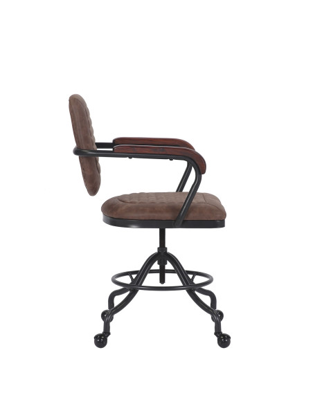 Fauteuil de bureau à roulettes réglable en hauteur