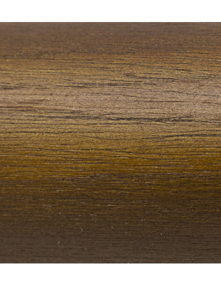 Tabouret pliant en teck et peau de Léopard