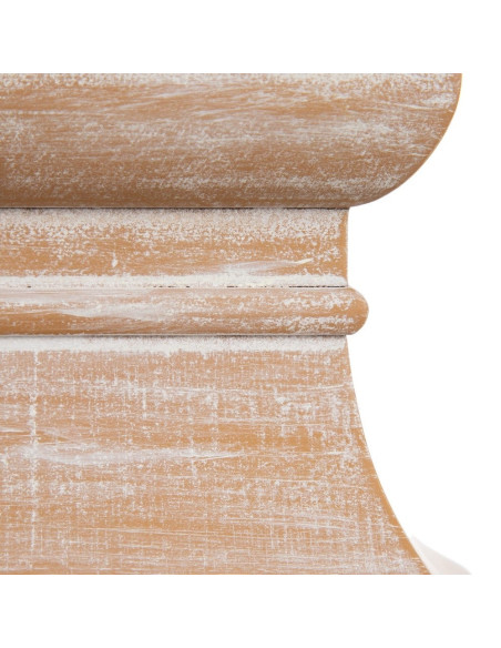 Lampe à poser en bois effet antique