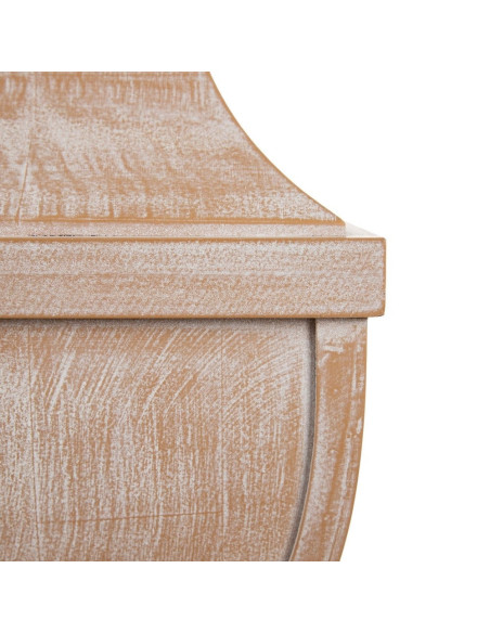 Lampe à poser effet antique avec abat-jour rond