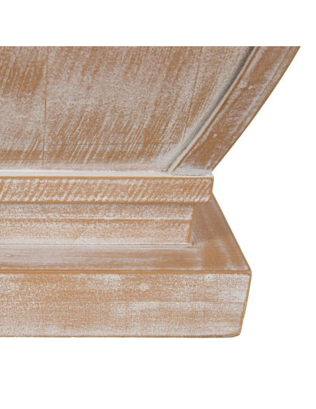 Lampe à poser effet antique avec abat-jour rond