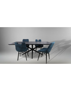 Chaise de repas vintage en...