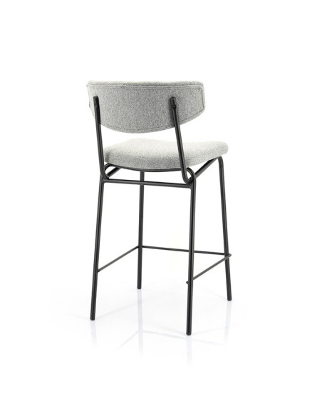Lot de 2 tabourets de bar en tissu Crockett
