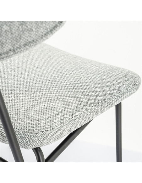 Lot de 2 tabourets de bar en tissu Crockett