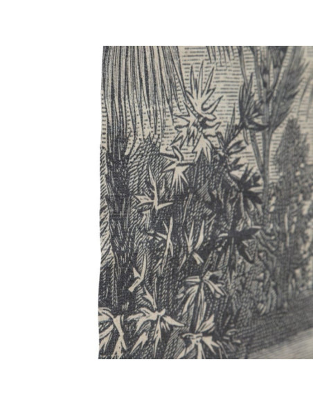 Parchemin décoratif en noir et blanc