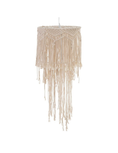Suspension macramé beige 100 cm