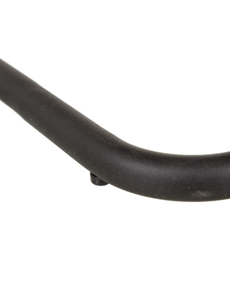 Fauteuil en simili cuir et pieds métal noir