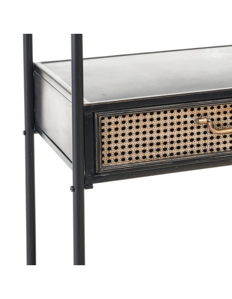 Etagère en métal avec tiroir