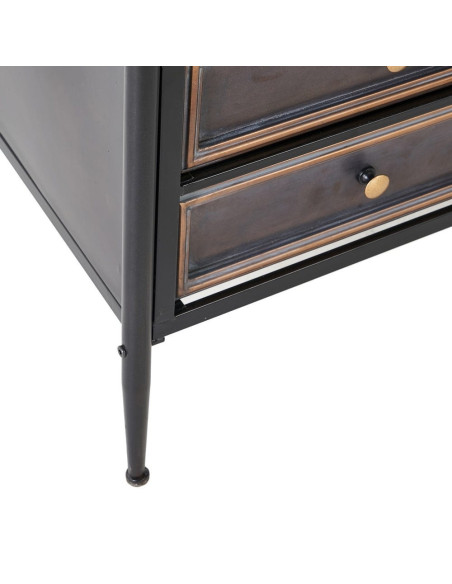 Etagère en métal avec tiroir