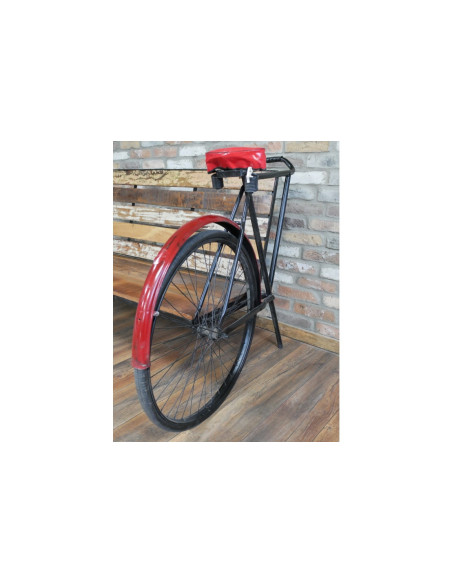 Banc vélo indus en bois et métal