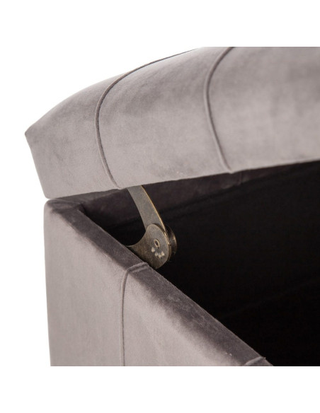 Banc coffre sur pieds métalliques