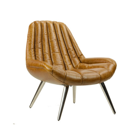 Fauteuil en cuir style Seventeen