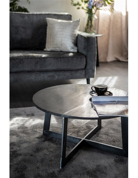 Table d'appoint Design en marbre noir