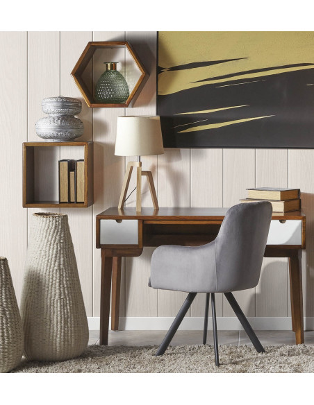 Bureau deux tiroirs et un rangement Artic