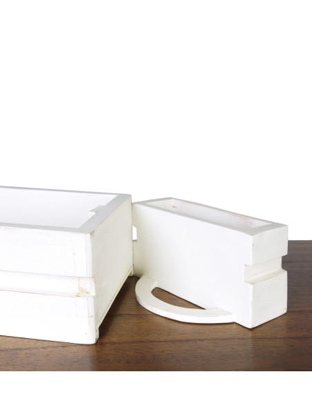 Bureau deux tiroirs et un rangement Artic