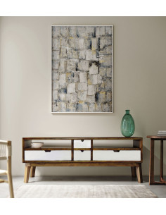 Meuble TV en bois massif 4...