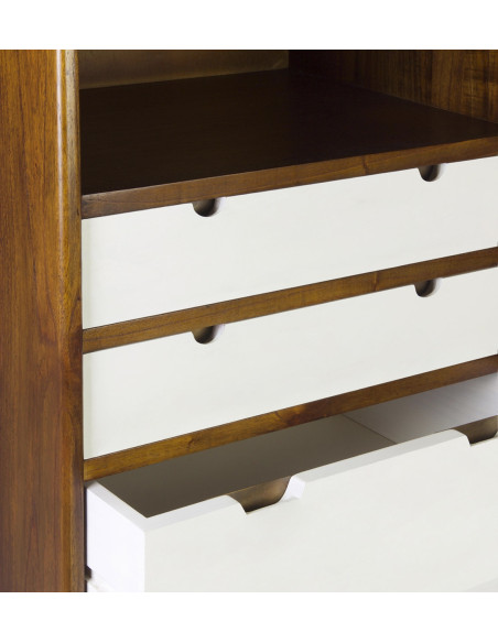 Commode haute avec 4 tiroirs et 1 niche Artic