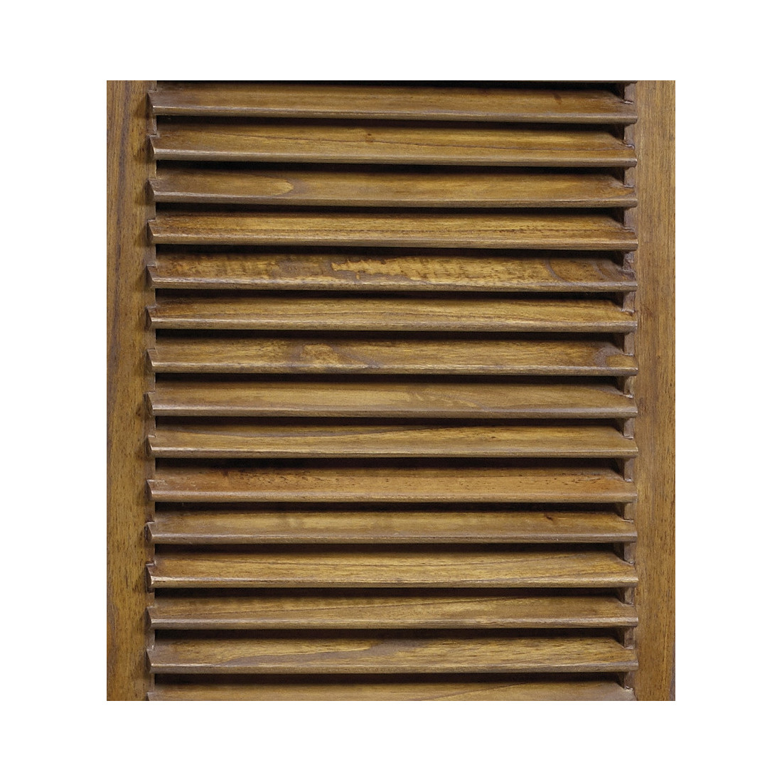 Armoire en bois massif porte persienne Flash