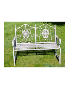 Banc en métal deux places