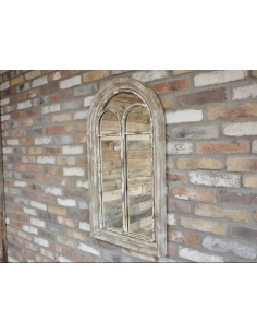 Miroir fenêtre effet antique