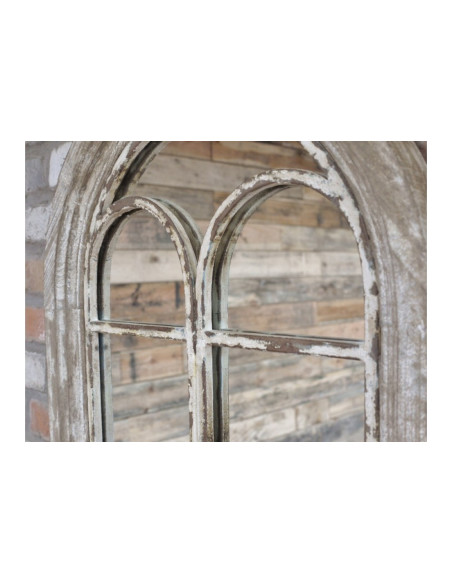 Miroir fenêtre effet antique