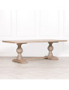 Table de repas en bois massif rectangulaire 240 cm