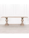 Table de repas en bois massif rectangulaire 240 cm