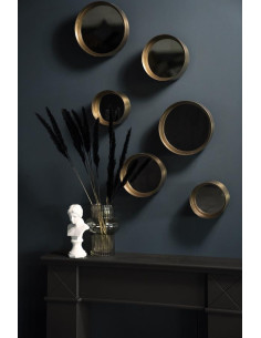 Lot de 3 miroirs ronds