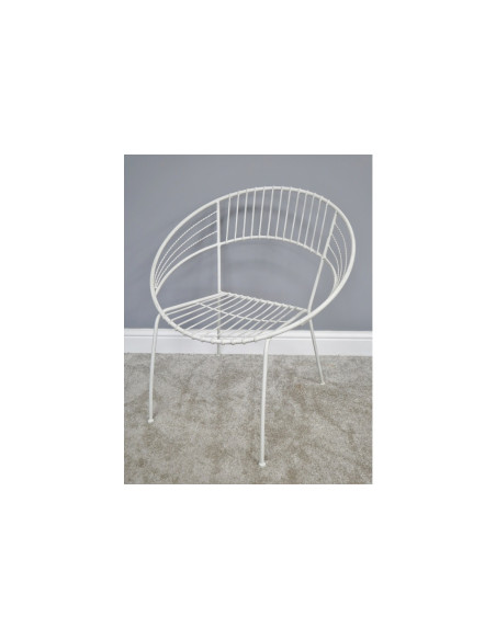 Fauteuil de jardin rétro en métal