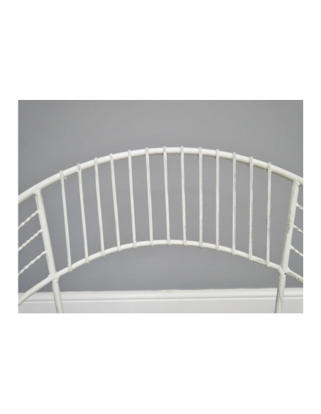 Fauteuil de jardin rétro en métal