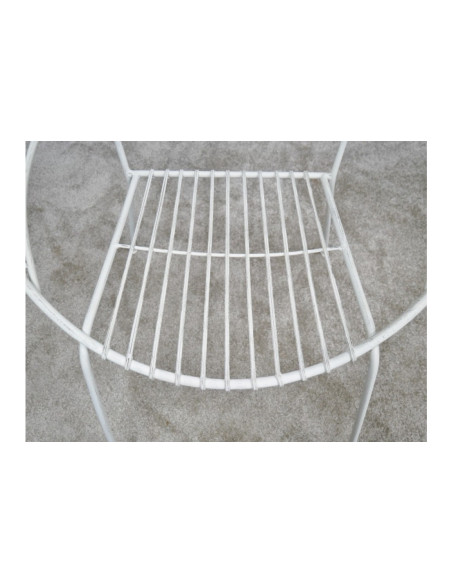 Fauteuil de jardin rétro en métal